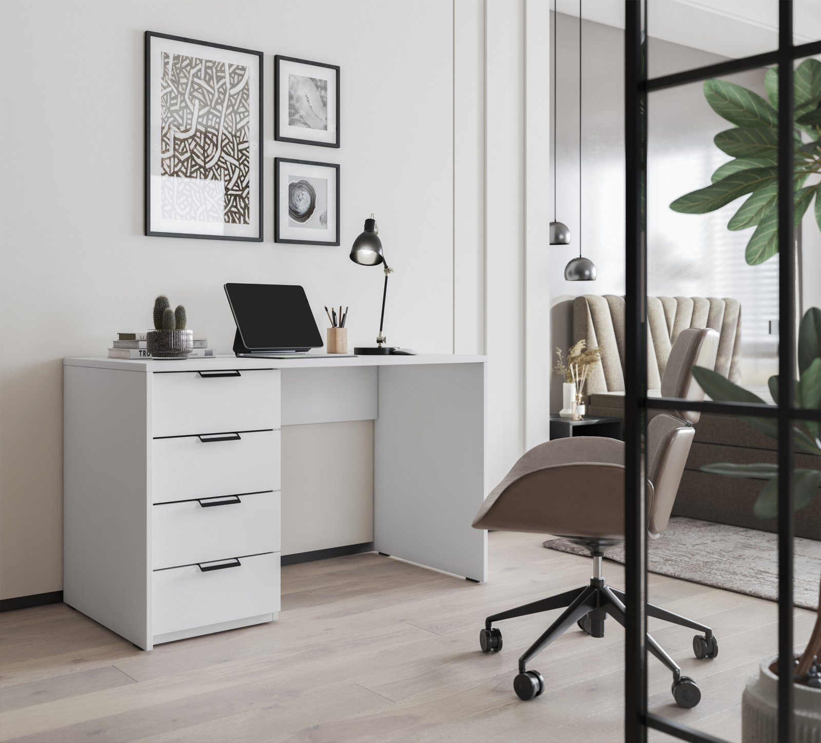 Barold White table 120 - Image 2