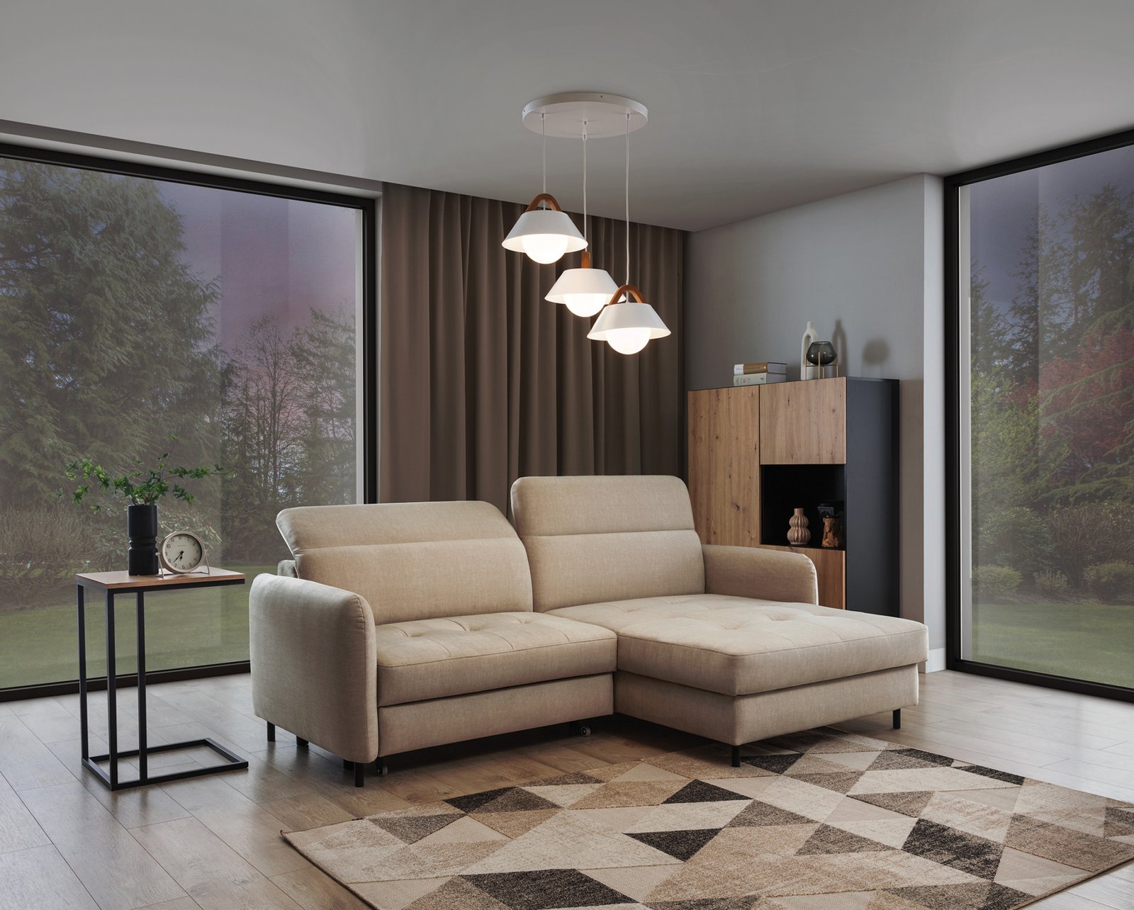 Almitara, 64x110x64cm Hanging 3 white colors - Image 4