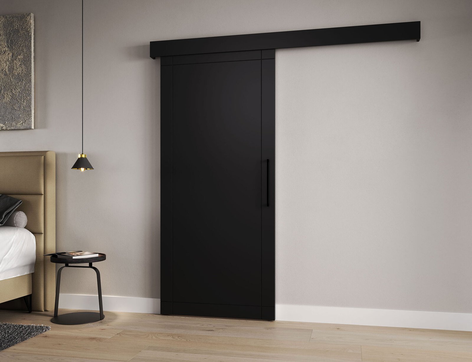 Charlise sliding door black - Image 6
