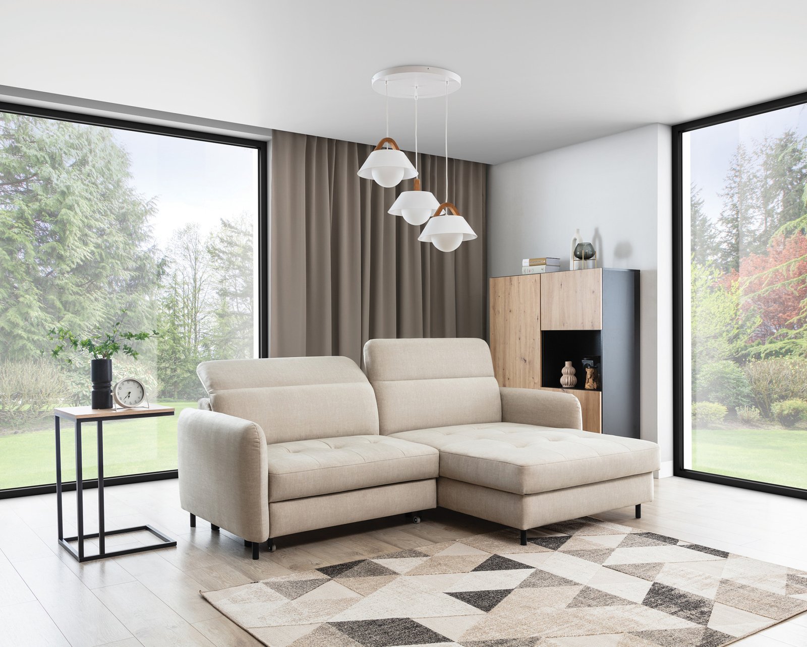 Almitara, 64x110x64cm Hanging 3 white colors - Image 2