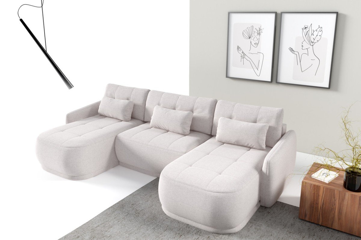Krabi U-shaped corner sofa bed - Image 7