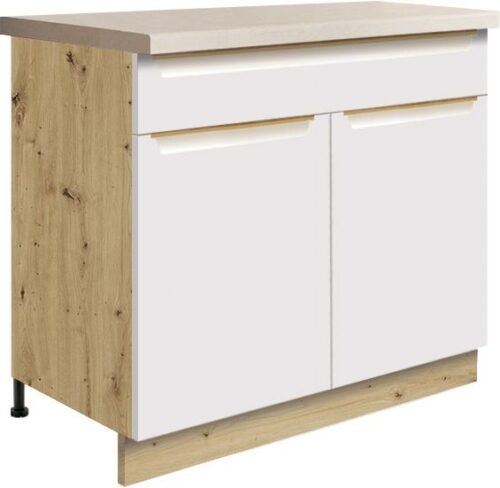 Glamour GLA-7D 90 cm base cabinet with drawer