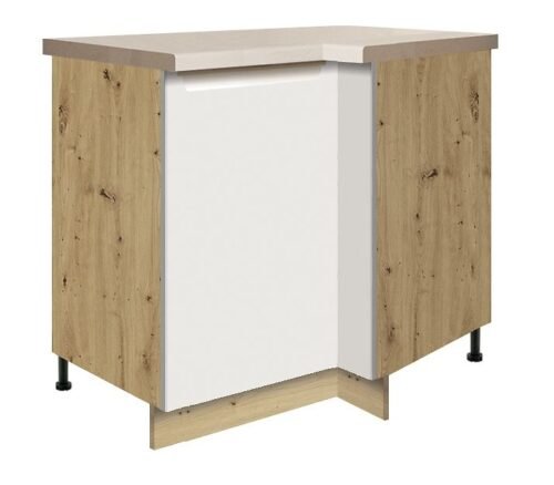 Base corner cabinet 100/70 cm Glamour GLA-15DL
