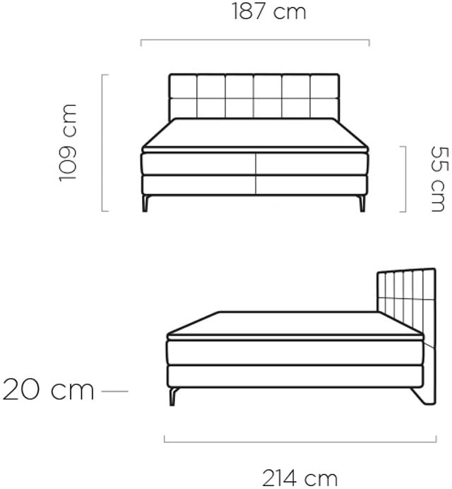 Continental bed 180 Adel Gr1 - Image 7