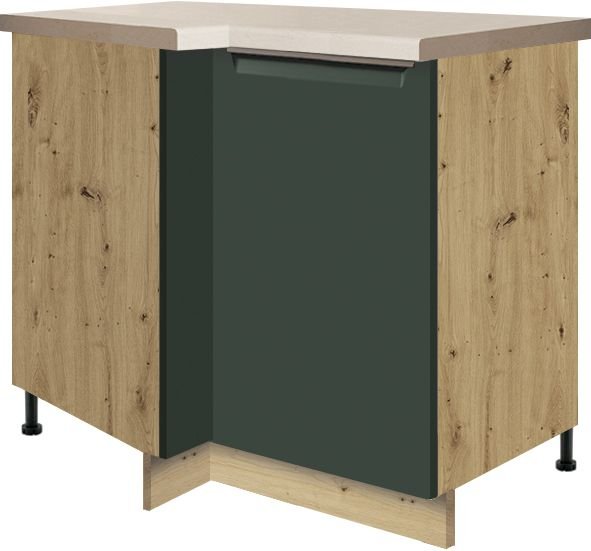 Base corner cabinet 100/70 cm Glamour GLA-14DP - Image 3