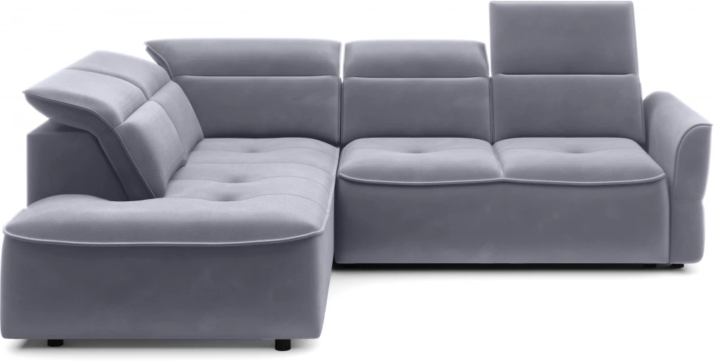 Murillo L left corner sofa with electrically adjustable seat depth Gr1