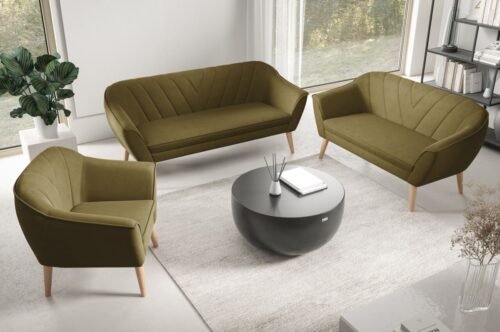 Scandi Brands 3+2+1 soft lounge set