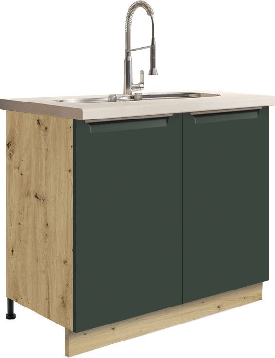 Base sink cabinet 90 cm Glamour GLA-13D - Image 3