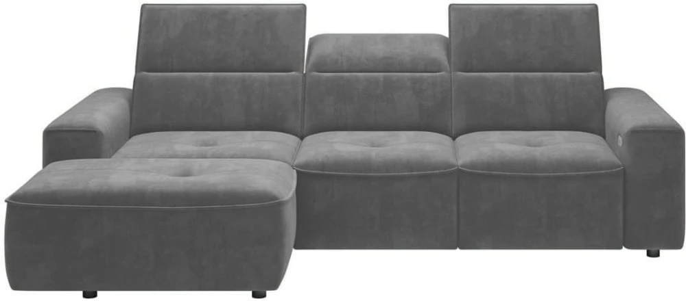 Colombo Mini left corner sofa with lounge function and bedding box Gr1