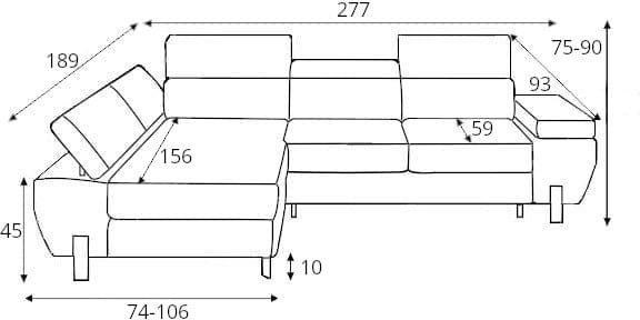 Molina Mini Gr1 corner sofa - Image 3
