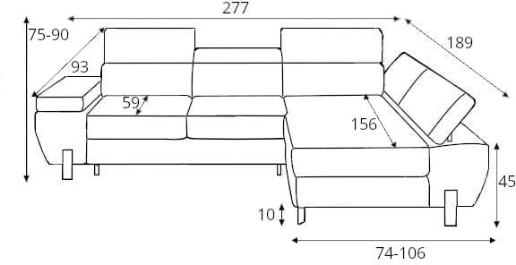 Molina Mini Gr1 corner sofa - Image 3
