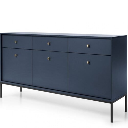 Dark blue Mono MKSZ154 chest of drawers