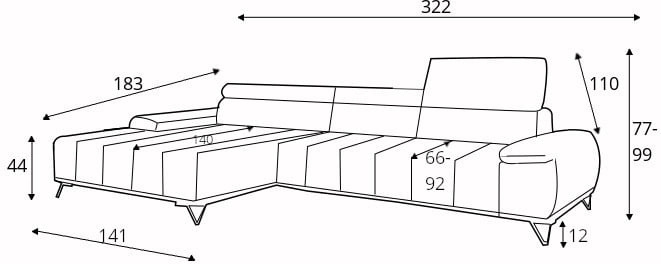 Palladio Mini Gr1 corner sofa - Image 5