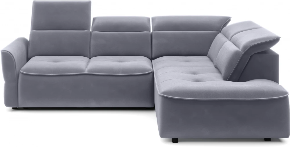 Murillo L right-hand corner sofa with electrically adjustable seat depth Gr1