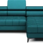 Baggio right corner sofa with electric reclining seat and bedding box Gr1