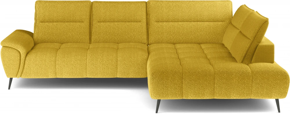 Montana L right corner sofa with electrically adjustable seat depth Gr1