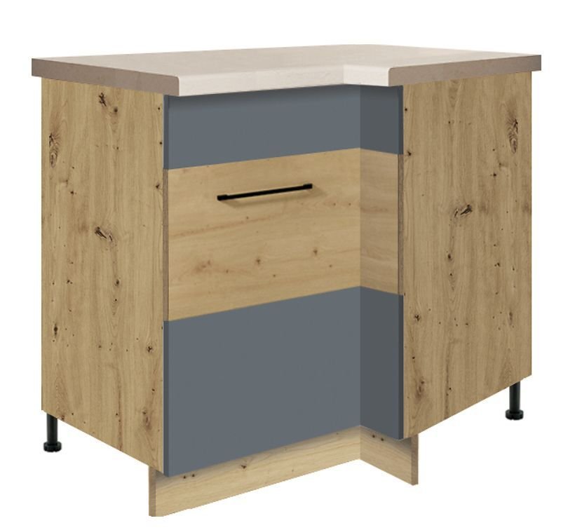 Base corner cabinet 100/70 cm Infinity INF-15DL - Image 3