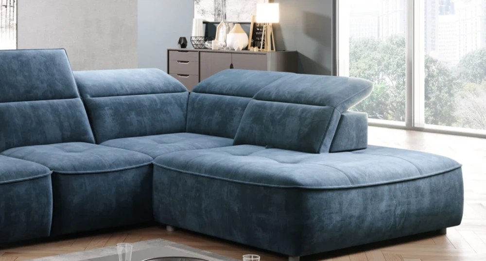 Colombo L right corner sofa with electrically adjustable seat depth Gr1 - Image 4