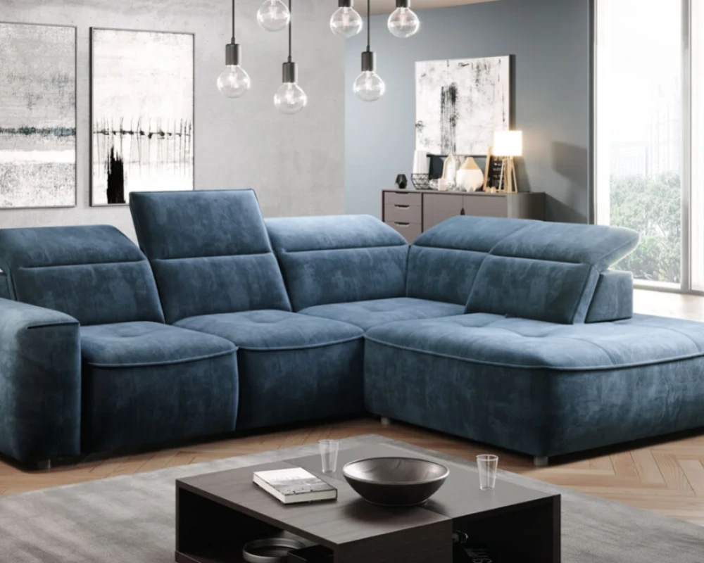 Colombo L right corner sofa with electrically adjustable seat depth Gr1 - Image 7