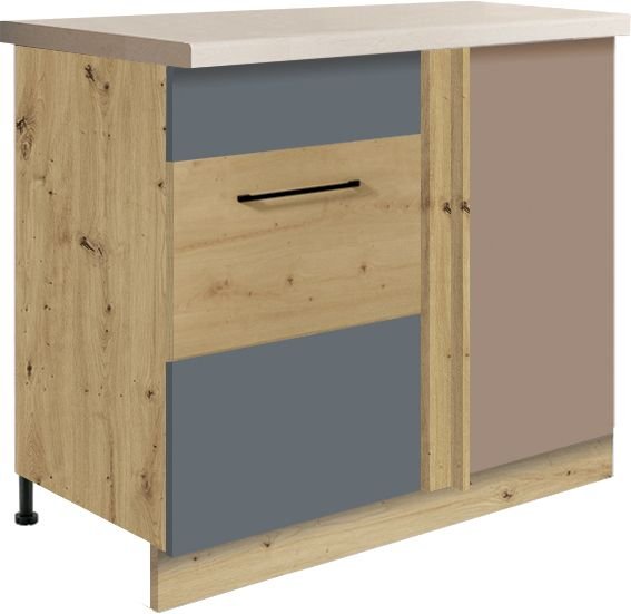 Base corner cabinet 110/60 cm Infinity INF-24DL - Image 3