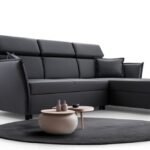 Moris Gr0 fold-out corner sofa with headrests