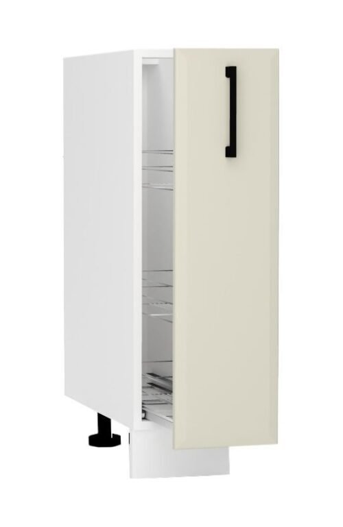 Base cabinet 20 cm cargo D20 with basket and soft closing Irma