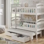DOMINIK III triple bunk bed with drawers 90x200 cm