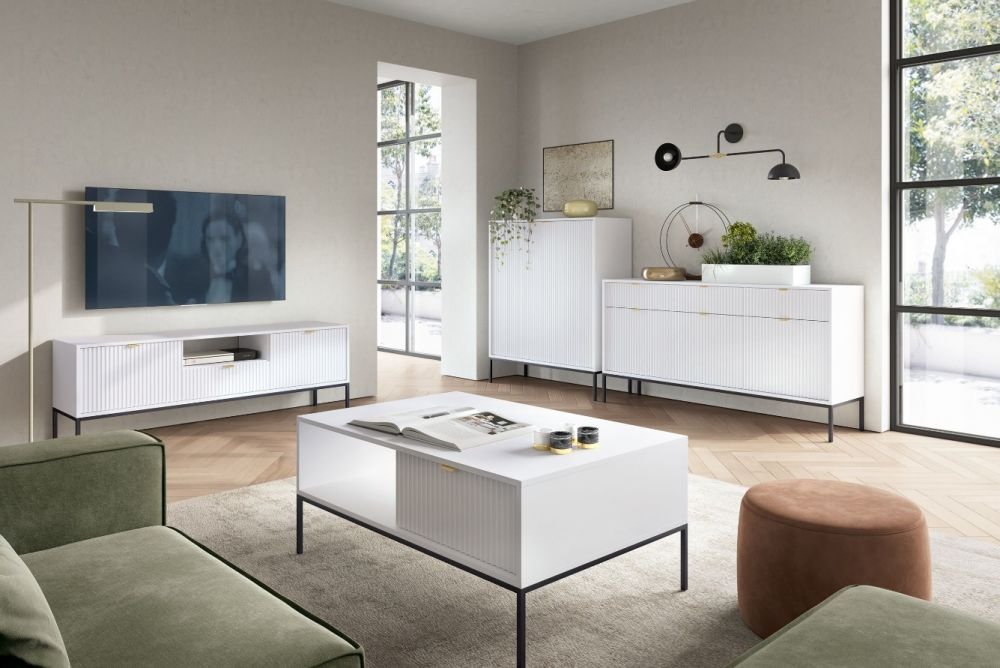Nova L-104 coffee table, white - Image 6