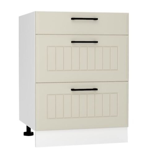 60 cm base cabinet with drawers D60S/3 Irma