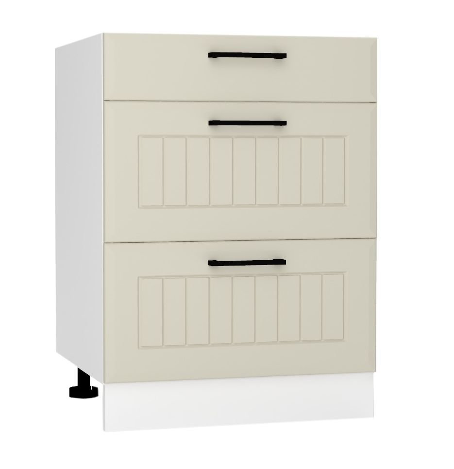 60 cm base cabinet with drawers D60S/3 Irma
