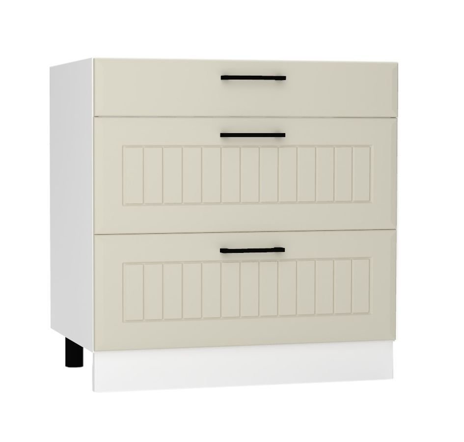 80 cm base cabinet with drawers D80S/3 Irma