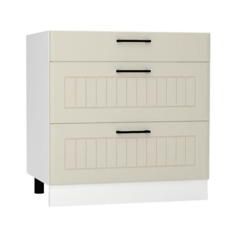 Base cabinet 90 cm with drawers D90S/3 Irma