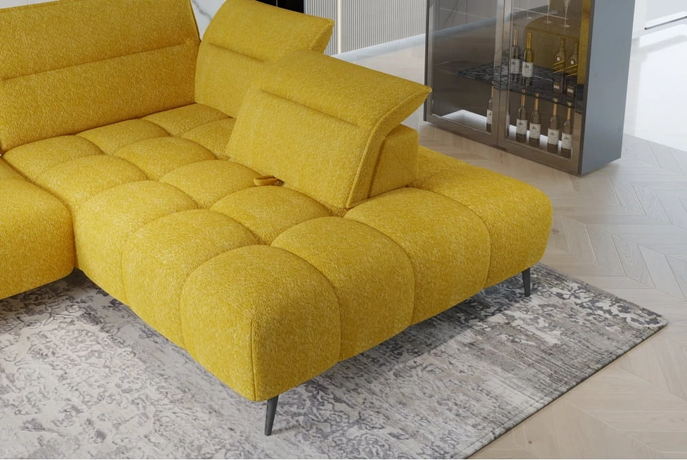 Montana L right corner sofa with electrically adjustable seat depth Gr1 - Image 2