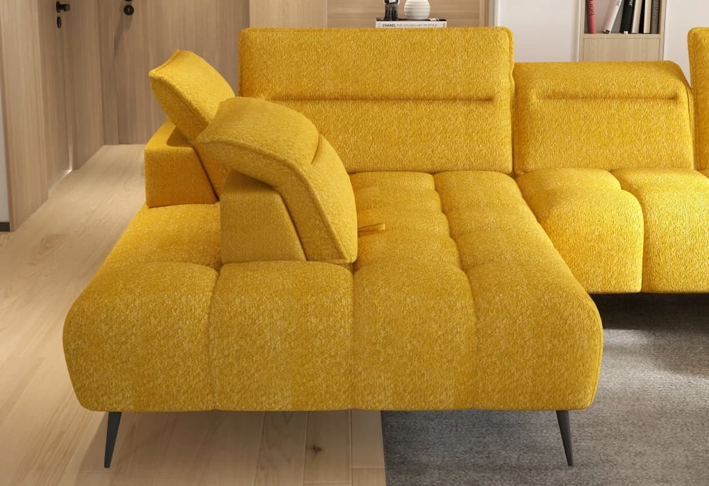 Montana XL left corner sofa with electrically adjustable seat depth Gr1 - Image 3
