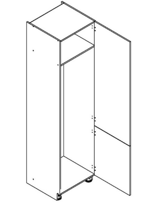 60 cm column cabinet with built-in refrigerator D60LO/2133 P/L 2 FR Nina