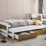 CALWIN youth folding bed for two persons 90x200 cm
