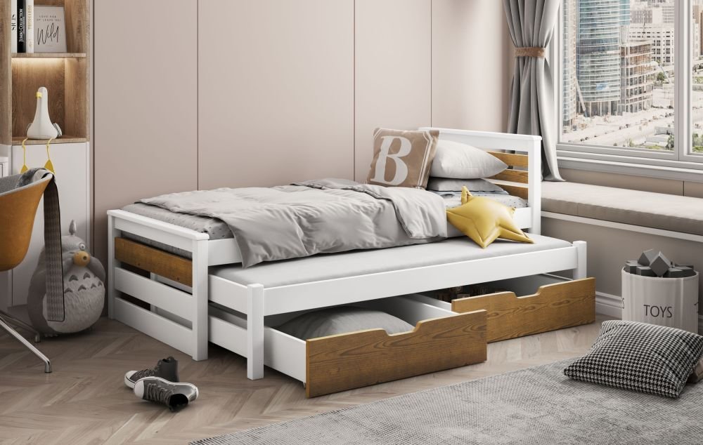 CALWIN youth folding bed for two persons 80x181 cm