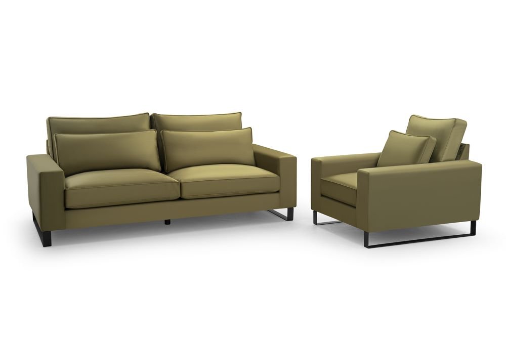 Black upholstered loft armchair - Image 6