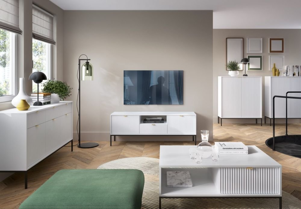 Nova console dressing table with drawers T-104 white - Image 6