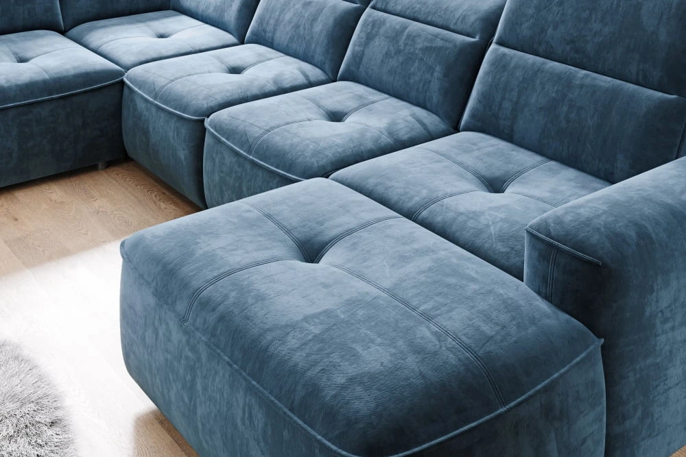 Colombo XL left corner sofa with electrically adjustable seat depth Gr1 - Image 4