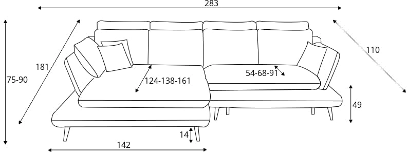 Monte Gr1 corner sofa - Image 3