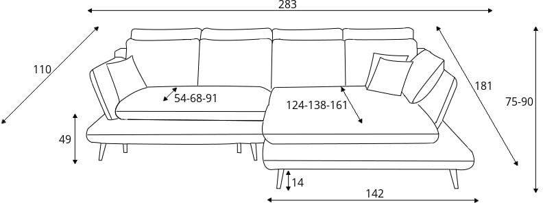 Monte Gr1 corner sofa - Image 2