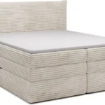 Continental bed 160 Amber with storage box Gr1