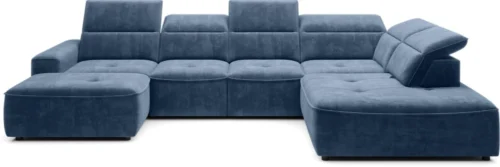 Colombo XL right corner sofa with electrically adjustable seat depth Gr1