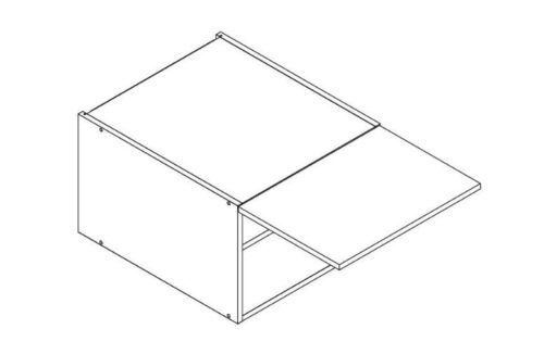 Wall cabinet for 60 cm hood W60OKGR D 560 Nina