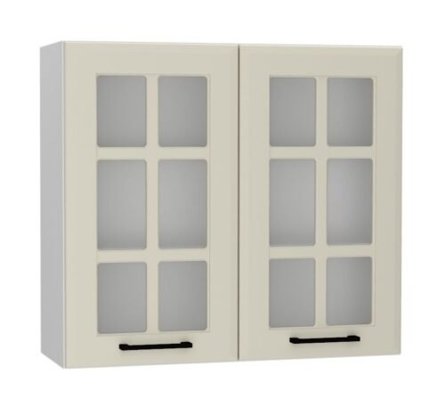 Wall cabinet 80 cm with display case WS80 Irma