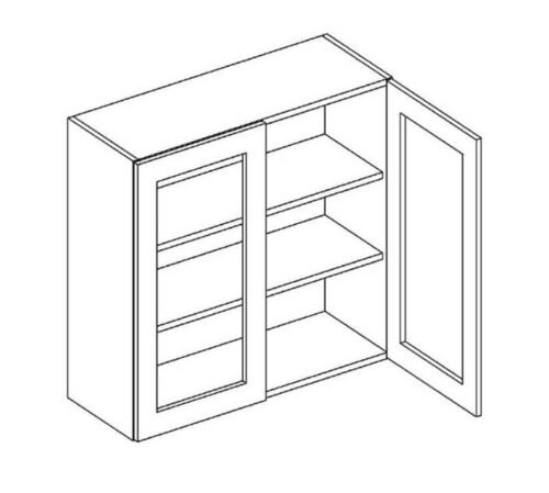 Wall cabinet 80 cm display case WS80 Nina