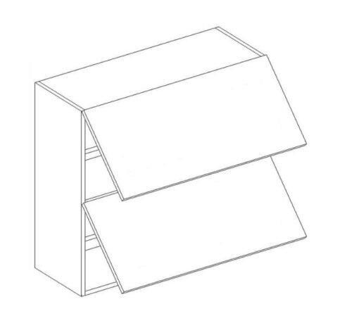 Wall-mounted cabinet 80 cm, tilting W80GRF/2 Nina