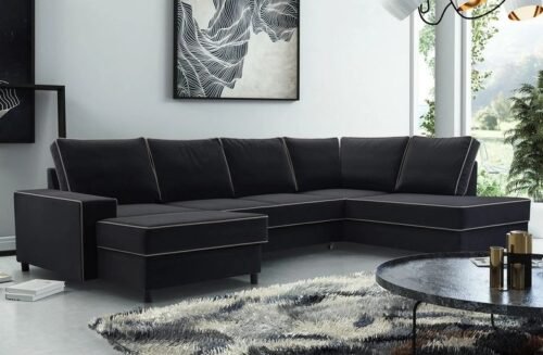 Oxana U corner sofa bed