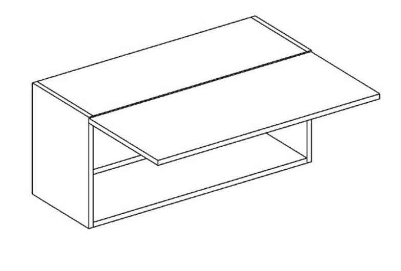 Wall cabinet 80 cm for hood W80OKGR Nina